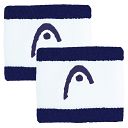 Head Striped Wristband 2.5" Navy / White